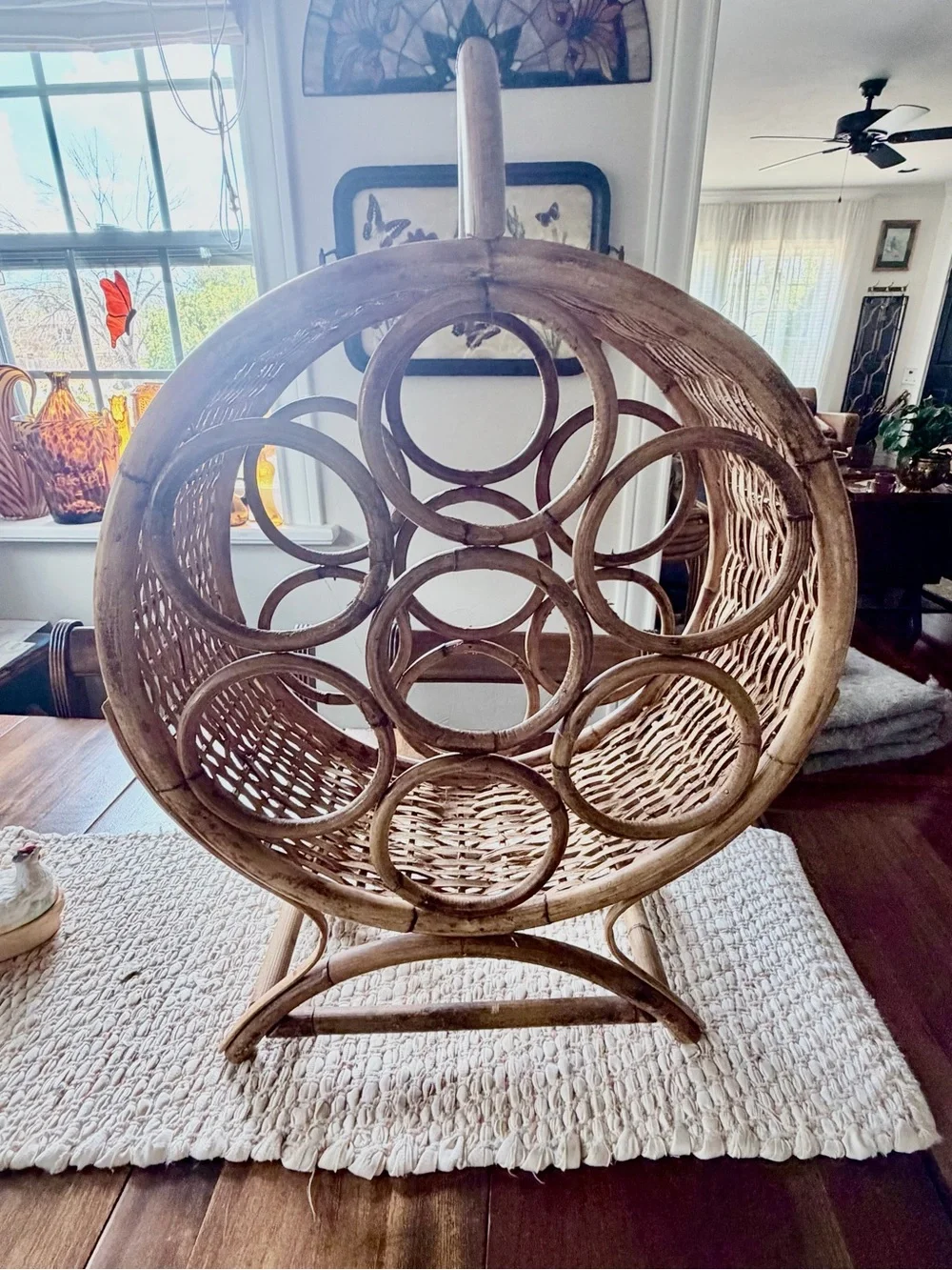 Vintage handcrafted round